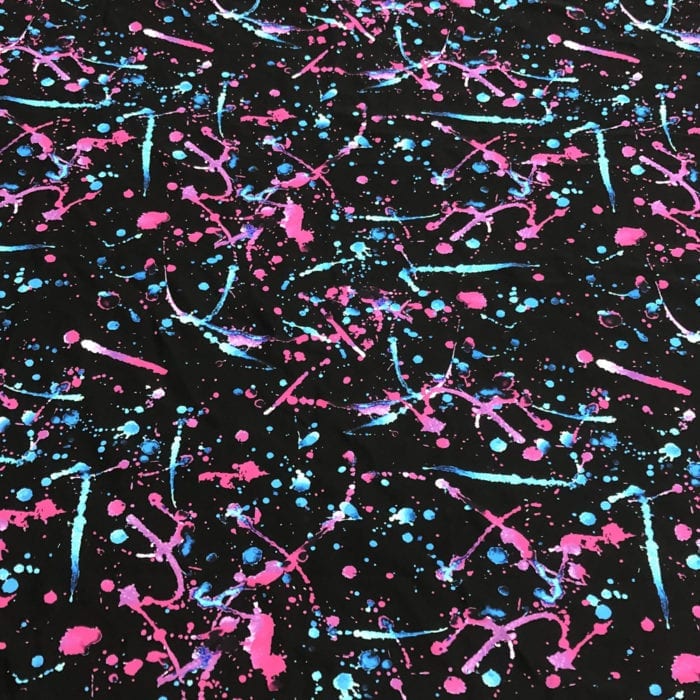 Vivid Paint Splatter Spandex