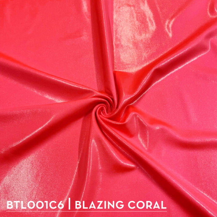 StarGlow Blazing Coral, StarGlow Jewels, Foils Holographic Fabric