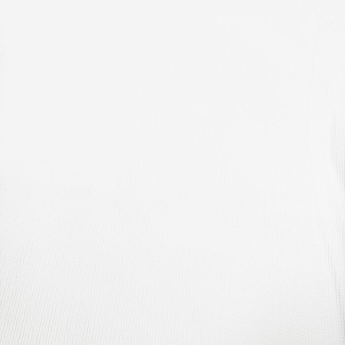 Crinkle Texture Rib White