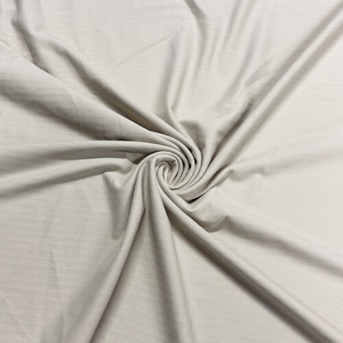 Chevron Jacquard Knit White/Cream