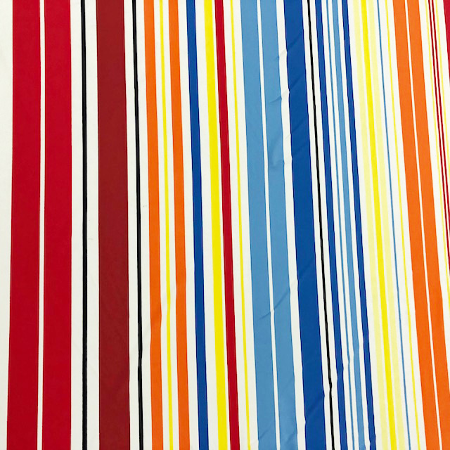 Beach Stripe Print On Jersey