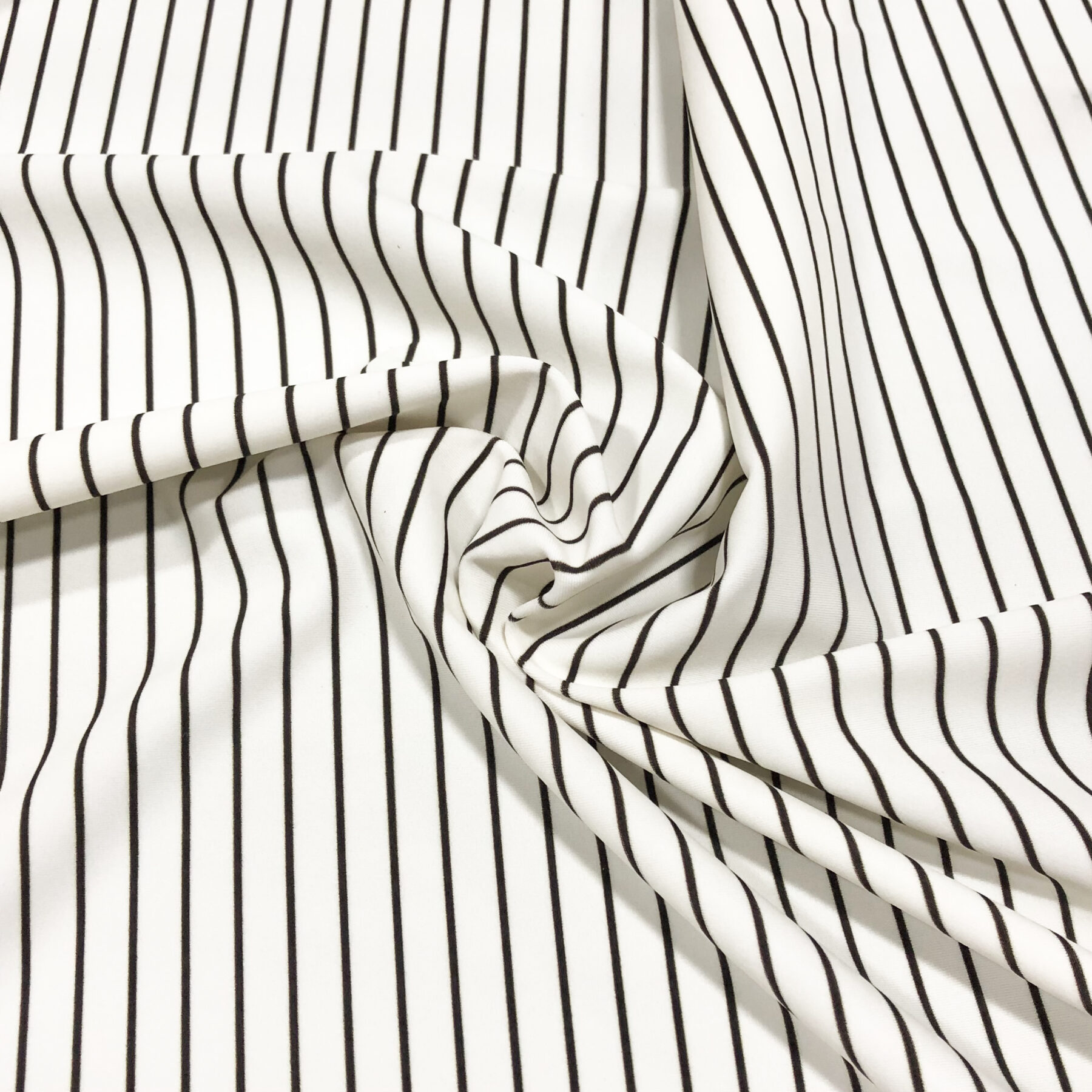 Pinstripe Print on Tricot