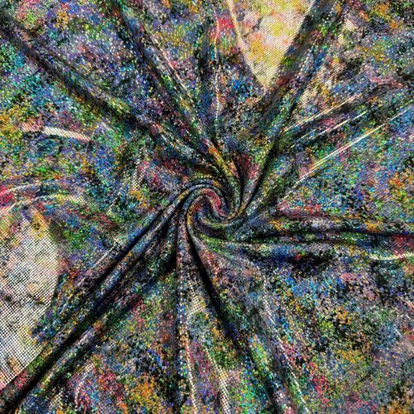 Digi Snake Holographic Foil Tricot