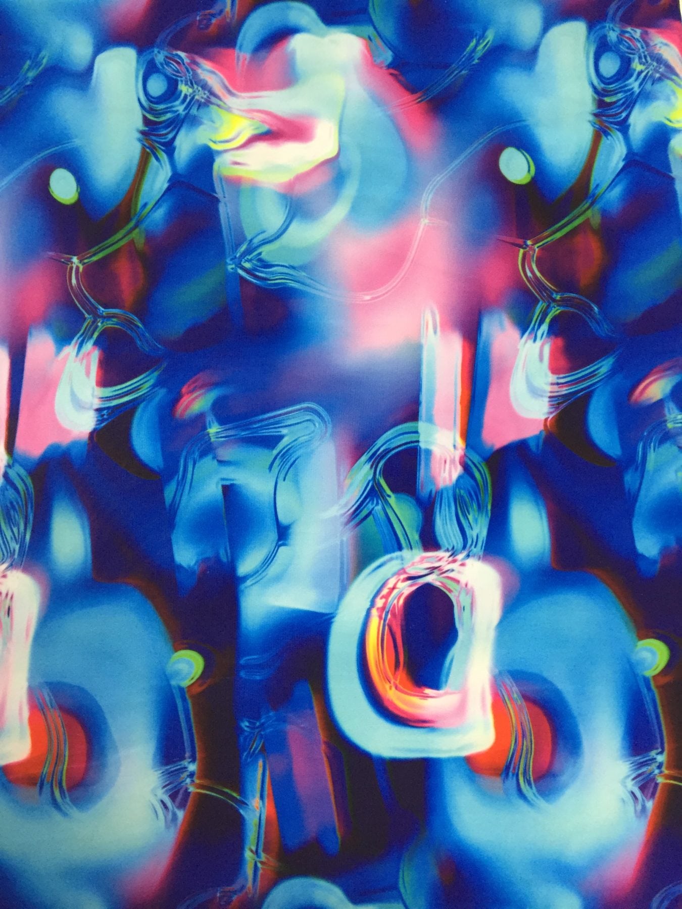 Blown Glass Spandex Print | Liquid Glass
