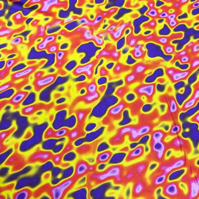 Phosphate Sunset Print On Kinetic Jersey