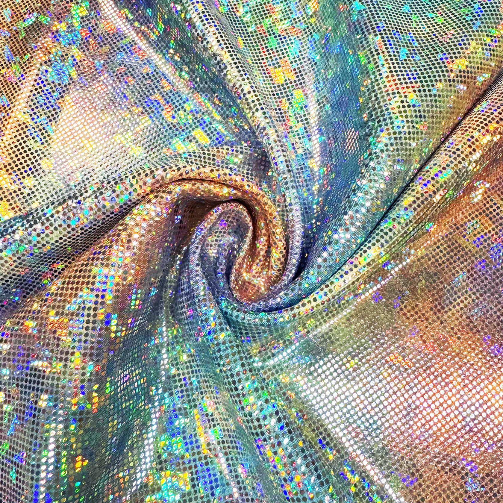 Pink Skies Tie Dye Holographic Tricot