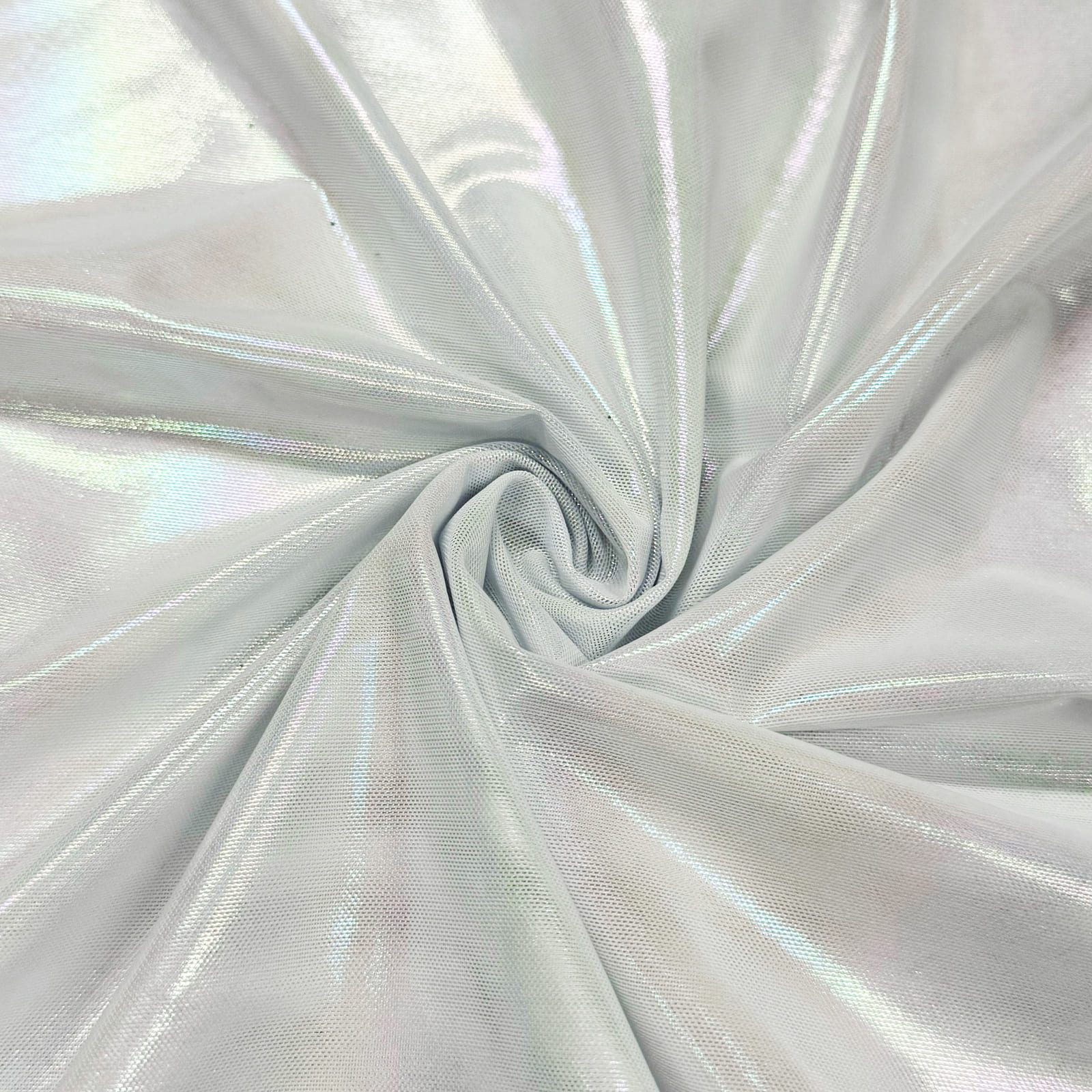Rainbow Fog Foil Stretch Mesh