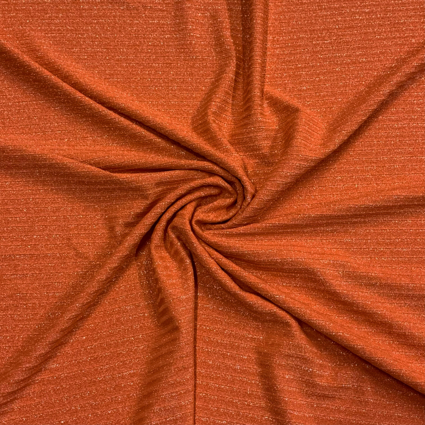 Recycled Nylon and Lurex Wide Rib Knit