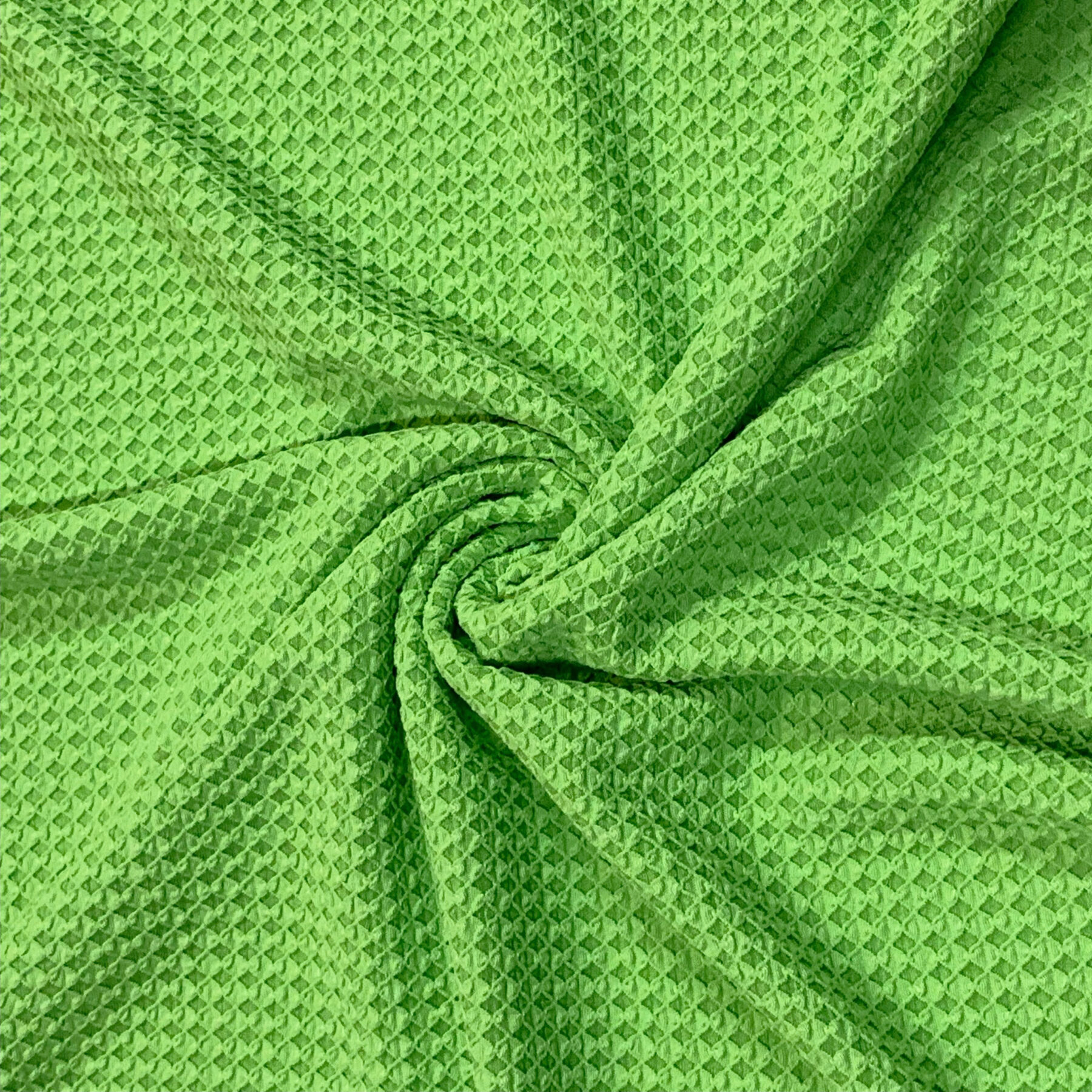 Recycled Ogee Jacquard Mesh Knit