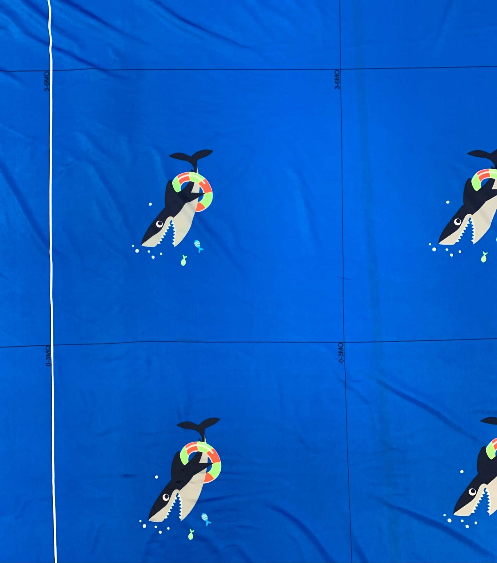 Shark Panel Print On Tricot