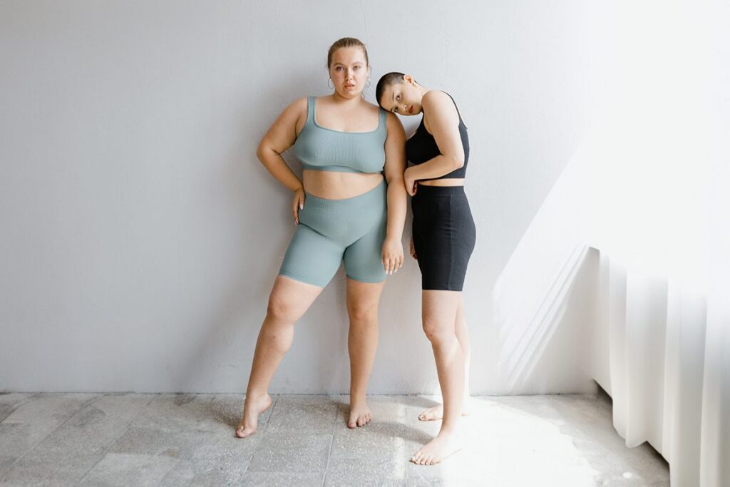 Two women posing for a picture